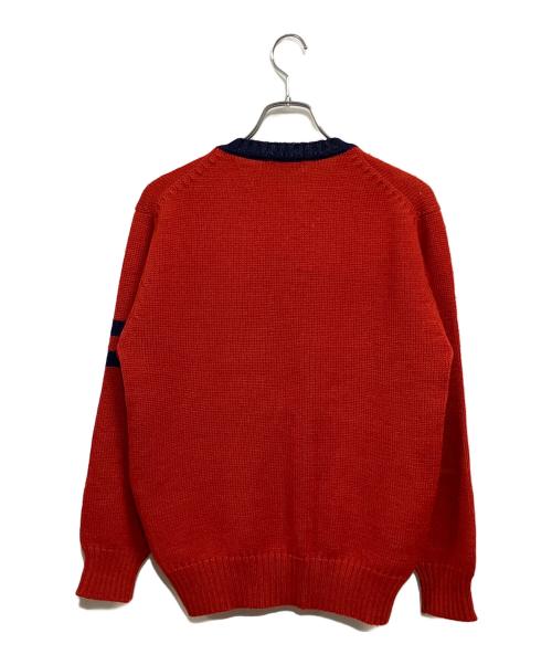 CHAPS RALPH LAUREN（チャップス ラルフローレン）CHAPS RALPH LAUREN (チャップス ラルフローレン) 80-90s クリケットセーター レッド サイズ:SIZE L (US M)の古着・服飾アイテム