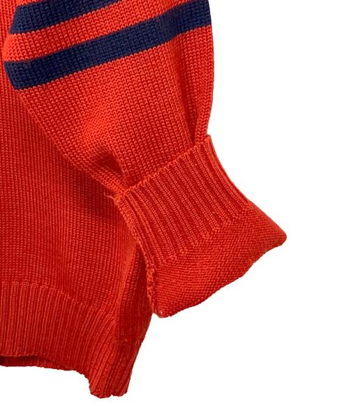 CHAPS RALPH LAUREN（チャップス ラルフローレン）CHAPS RALPH LAUREN (チャップス ラルフローレン) 80-90s クリケットセーター レッド サイズ:SIZE L (US M)の古着・服飾アイテム