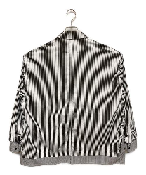 UNITED TOKYO（ユナイテッドトーキョー）UNITED TOKYO (ユナイテッドトーキョー) 23AW 200/2 コットンレイヤードシャツ グレー×ホワイト サイズ:SIZE 1  166/88の古着・服飾アイテム