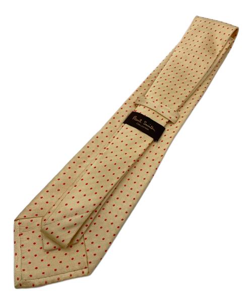 PAUL SMITH（ポールスミス）PAUL SMITH (ポールスミス) ドットネクタイ ライトイエロー サイズ:SIZE Freeの古着・服飾アイテム