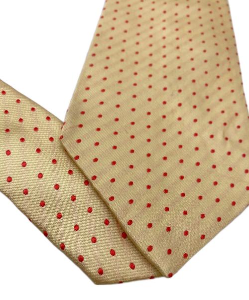 PAUL SMITH（ポールスミス）PAUL SMITH (ポールスミス) ドットネクタイ ライトイエロー サイズ:SIZE Freeの古着・服飾アイテム