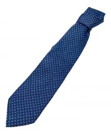 FENDI（フェンディ）の古着「スクエアドットネクタイ」｜ブルー