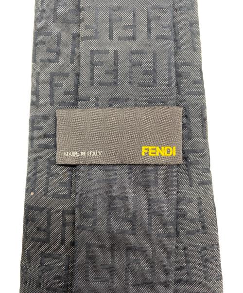 FENDI（フェンディ）FENDI (フェンディ) FFモチーフ ネクタイ ダークネイビー サイズ:SIZE Freeの古着・服飾アイテム