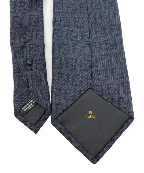 FENDI（フェンディ）FENDI (フェンディ) FFモチーフ ネクタイ ダークネイビー サイズ:SIZE Freeの古着・服飾アイテム