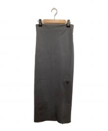 VERMEIL par iena（ヴェルメイユ パー イエナ）の古着「マキシタイトスカート」｜グレー