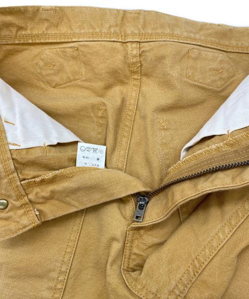 FULLCOUNT（フルカウント）FULLCOUNT (フルカウント) ダブルニーブラウンダック ぺインターパンツ イエロー サイズ:SIZE 30の古着・服飾アイテム