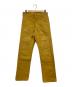 FULLCOUNT（フルカウント）の古着「ダブルニーブラウンダック ぺインターパンツ」｜イエロー