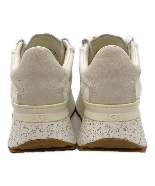 UGG（アグ）UGG (アグ) MARIN LACE LOGO ホワイト サイズ:SIZE 23.5の古着・服飾アイテム