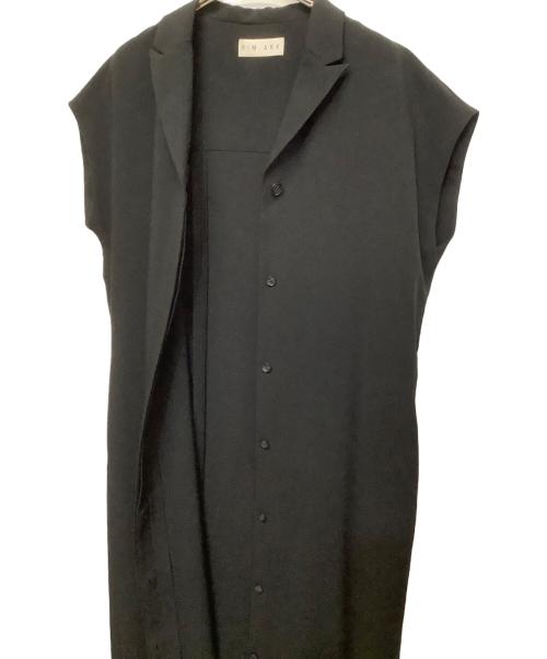 RIM.ARK（リムアーク）RIM.ARK (リムアーク) Melange dolman OP ブラック サイズ:SIZE Freeの古着・服飾アイテム