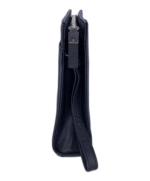 BURBERRY（バーバリー）BURBERRY (バーバリー) クラッチバッグ ブラックの古着・服飾アイテム