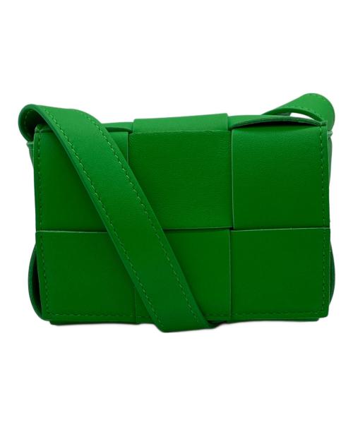 BOTTEGA VENETA（ボッテガベネタ）BOTTEGA VENETA (ボッテガベネタ) クロスボディーバッグ グリーンの古着・服飾アイテム