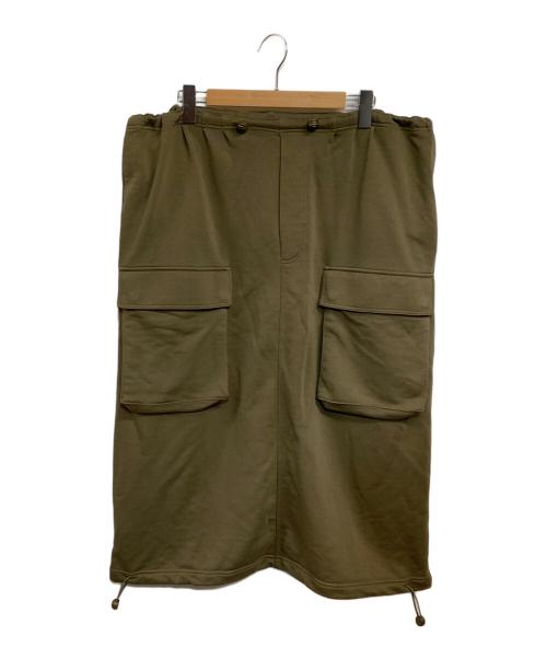 MM6 Maison Margiela（エムエムシックスメゾンマルジェラ）MM6 Maison Margiela (エムエムシックスメゾンマルジェラ) スウェットスカート カーキ サイズ:SIZE XLの古着・服飾アイテム