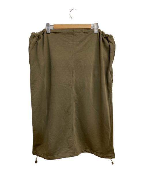 MM6 Maison Margiela（エムエムシックスメゾンマルジェラ）MM6 Maison Margiela (エムエムシックスメゾンマルジェラ) スウェットスカート カーキ サイズ:SIZE XLの古着・服飾アイテム