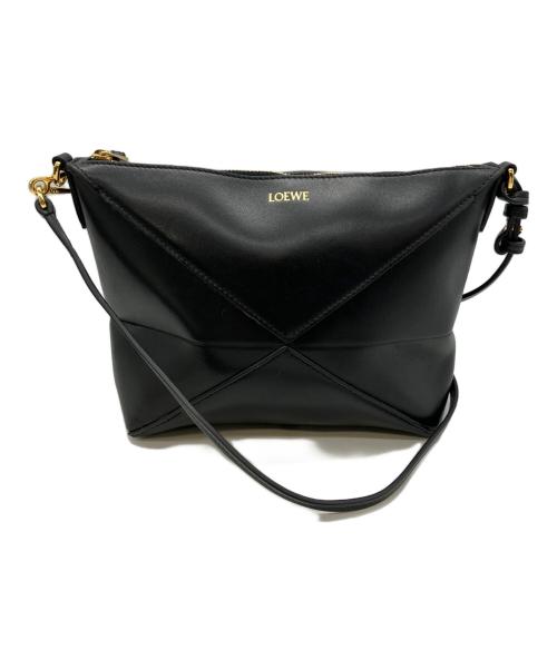 LOEWE（ロエベ）LOEWE (ロエベ) PUZZLE FOLD POUCH ブラックの古着・服飾アイテム