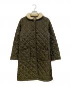 LAVENHAMラベンハム）の古着「裏ボア キルティングコート」｜オリーブ