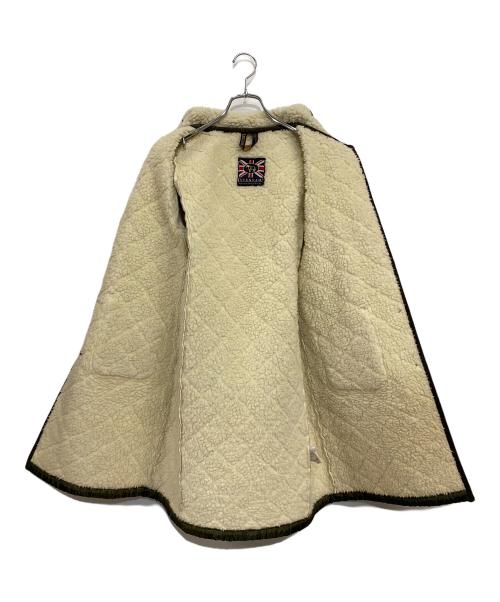 LAVENHAM（ラベンハム）LAVENHAM (ラベンハム) 裏ボア キルティングコート オリーブ サイズ:SIZE 38の古着・服飾アイテム