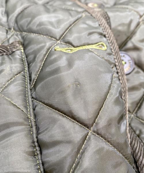 LAVENHAM（ラベンハム）LAVENHAM (ラベンハム) 裏ボア キルティングコート オリーブ サイズ:SIZE 38の古着・服飾アイテム