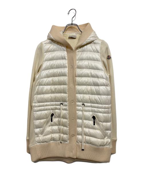MONCLER（モンクレール）MONCLER (モンクレール) MAGLIA CARDIGAN ホワイト サイズ:表記無しの古着・服飾アイテム