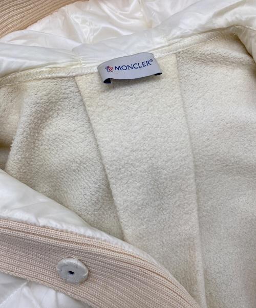 MONCLER（モンクレール）MONCLER (モンクレール) MAGLIA CARDIGAN ホワイト サイズ:表記無しの古着・服飾アイテム