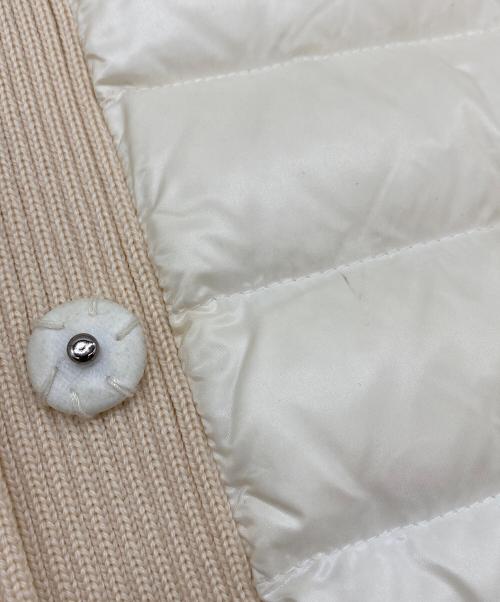 MONCLER（モンクレール）MONCLER (モンクレール) MAGLIA CARDIGAN ホワイト サイズ:表記無しの古着・服飾アイテム