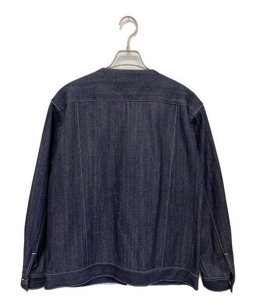 foufou（フーフー ザドレス）foufou (フーフー ザドレス) 23AW no collar denim jacket インディゴ サイズ:SIZE 1の古着・服飾アイテム