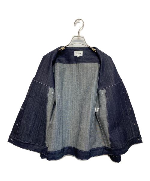 foufou（フーフー ザドレス）foufou (フーフー ザドレス) 23AW no collar denim jacket インディゴ サイズ:SIZE 1の古着・服飾アイテム