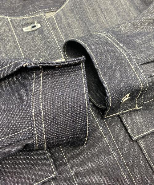 foufou（フーフー ザドレス）foufou (フーフー ザドレス) 23AW no collar denim jacket インディゴ サイズ:SIZE 1の古着・服飾アイテム