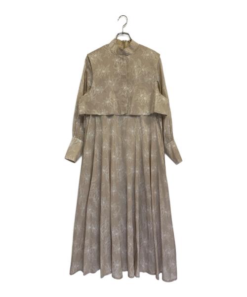 foufou（フーフー）foufou (フーフー) 長袖ワンピース ベージュ サイズ:SIZE Freeの古着・服飾アイテム