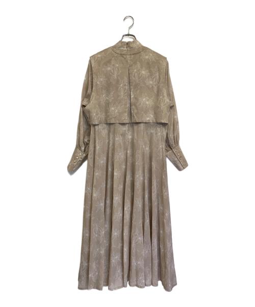 foufou（フーフー）foufou (フーフー) 長袖ワンピース ベージュ サイズ:SIZE Freeの古着・服飾アイテム