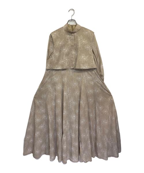 foufou（フーフー）foufou (フーフー) 長袖ワンピース ベージュ サイズ:SIZE Freeの古着・服飾アイテム