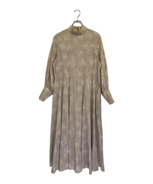 foufou（フーフー）foufou (フーフー) 長袖ワンピース ベージュ サイズ:SIZE Freeの古着・服飾アイテム