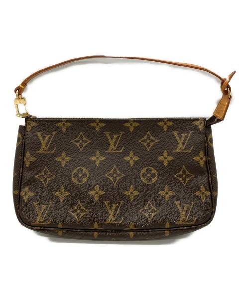 LOUIS VUITTON（ルイ ヴィトン）LOUIS VUITTON (ルイ ヴィトン) ハンドポーチ ブラウンの古着・服飾アイテム