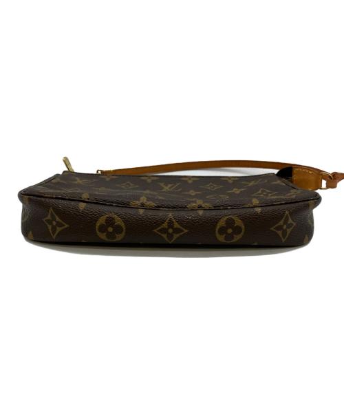 LOUIS VUITTON（ルイ ヴィトン）LOUIS VUITTON (ルイ ヴィトン) ハンドポーチ ブラウンの古着・服飾アイテム