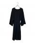 foufou (フーフー ザドレス) THE DRESS #07 drape v neck dress ブラック サイズ:SIZE 0：8000円