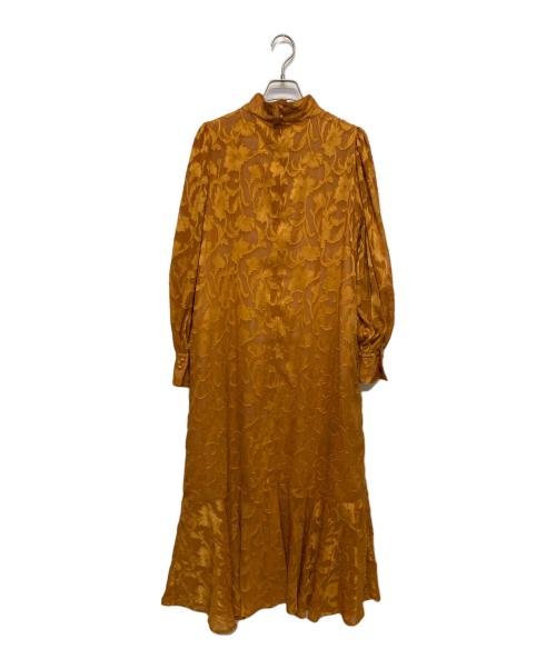 foufou（フーフー ザドレス）foufou (フーフー ザドレス) 22SS ひかりのワンピース オレンジ サイズ:SIZE Freeの古着・服飾アイテム