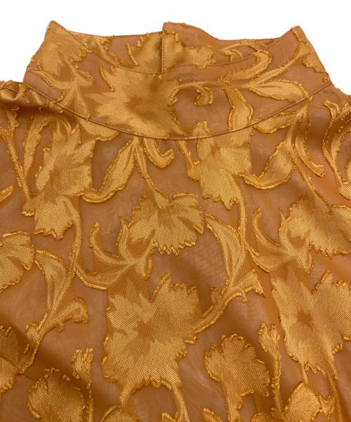 foufou（フーフー ザドレス）foufou (フーフー ザドレス) 22SS ひかりのワンピース オレンジ サイズ:SIZE Freeの古着・服飾アイテム