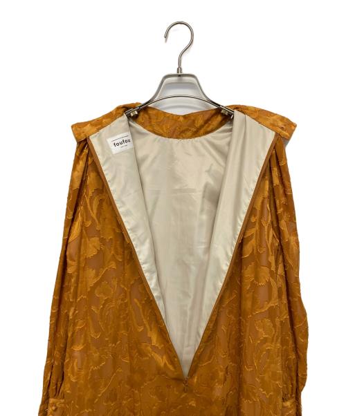 foufou（フーフー ザドレス）foufou (フーフー ザドレス) 22SS ひかりのワンピース オレンジ サイズ:SIZE Freeの古着・服飾アイテム