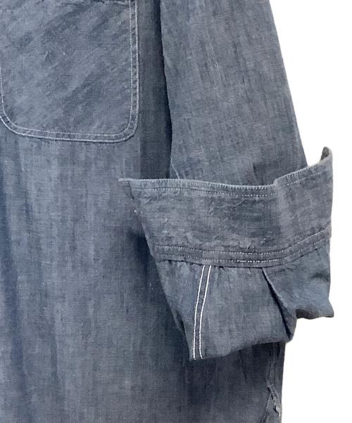 BEAMS BOY（ビームスボーイ）BEAMS BOY (ビームスボーイ) BUZZ RICKSON'S (バズリクソンズ) 長袖シャツ ブルー サイズ:SIZE Freeの古着・服飾アイテム