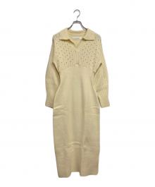 LAGUNA MOON（ラグナムーン）の古着「ニットワンピース」｜アイボリー