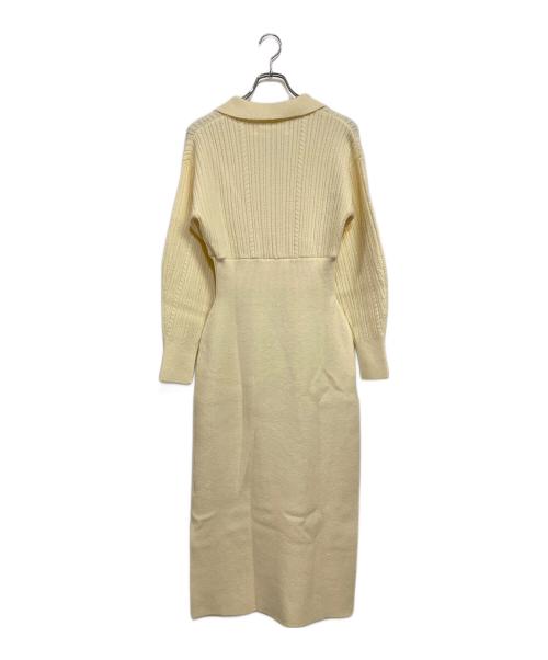 LAGUNA MOON（ラグナムーン）LAGUNA MOON (ラグナムーン) ニットワンピース アイボリー サイズ:SIZE S 未使用品の古着・服飾アイテム