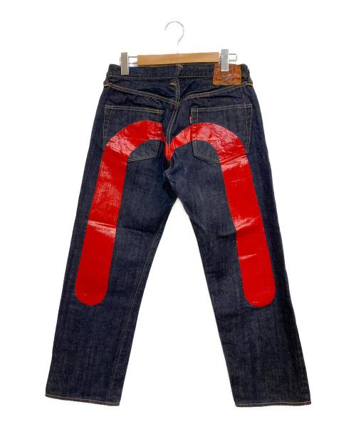 EVISU（エヴィス）EVISU (エヴィス) No.1 SPECIAL インディゴ×レッド サイズ:SIZE 91cm (W36)の古着・服飾アイテム