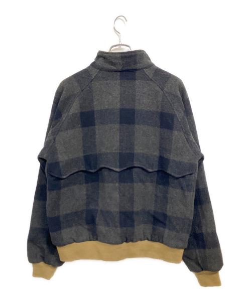 WOOLRICH（ウールリッチ）WOOLRICH (ウールリッチ) 90-00s ウールミックス ブルゾン ブラック×グレー サイズ:SIZE M (JP)の古着・服飾アイテム