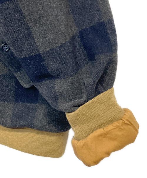 WOOLRICH（ウールリッチ）WOOLRICH (ウールリッチ) 90-00s ウールミックス ブルゾン ブラック×グレー サイズ:SIZE M (JP)の古着・服飾アイテム