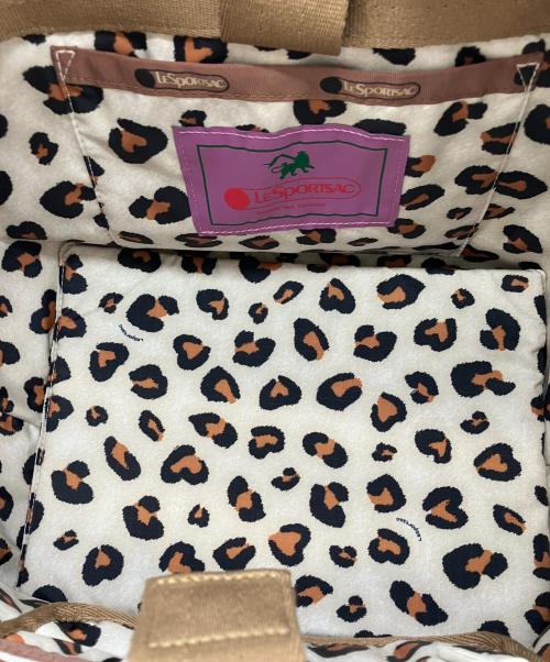 LeSportsac Atelier（レスポートサック アトリエ）LeSportsac Atelier (レスポートサック アトリエ) BAMBOO RAFFIA TOTE ベージュの古着・服飾アイテム