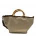LeSportsac Atelier (レスポートサック アトリエ) BAMBOO RAFFIA TOTE ベージュ：14000円
