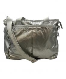 LeSportsac×ひとりっぷ（レスポートサック×ヒトリップ）の古着「RYAN TRAVEL TOTE2」｜シルバー