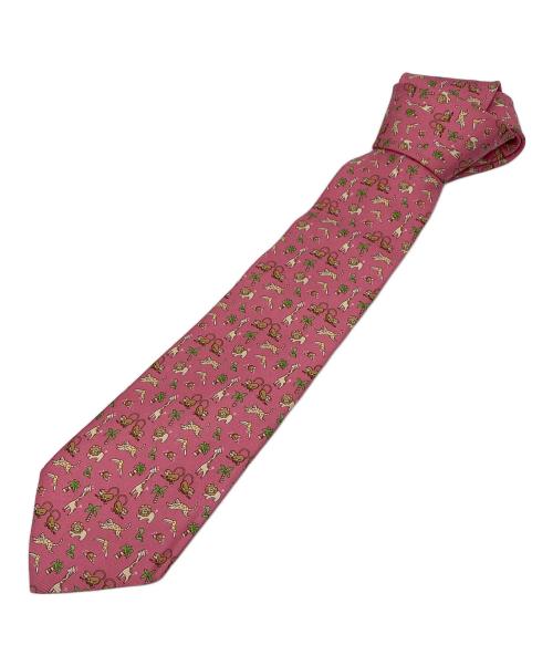 Salvatore Ferragamo（サルヴァトーレ フェラガモ）Salvatore Ferragamo (サルヴァトーレ フェラガモ) ネクタイ ピンク サイズ:FREE 未使用品の古着・服飾アイテム