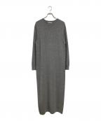 Plageプラージュ）の古着「ニットワンピース」｜グレー
