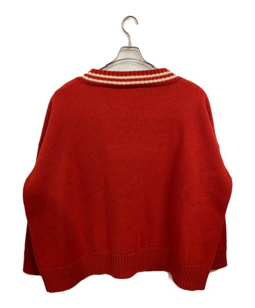 NEON SIGN（ネオンサイン）NEON SIGN (ネオンサイン) 厚手ニット レッド サイズ:SIZE 38の古着・服飾アイテム