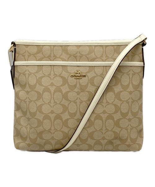 COACH（コーチ）COACH (コーチ) ショルダーバッグ ベージュの古着・服飾アイテム